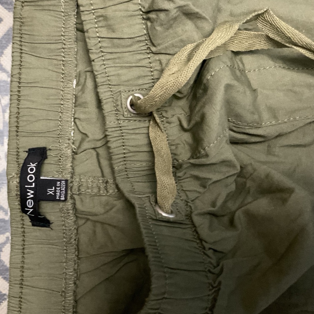 New Look Khaki Green Casual Trousers
